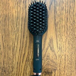 Amika Electric polish perfection Hair brush straightener